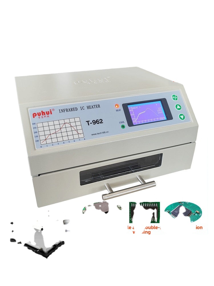 Reflow Oven Pcb T962 - فرن إعادة تدفق PCB صغير واقتصادي