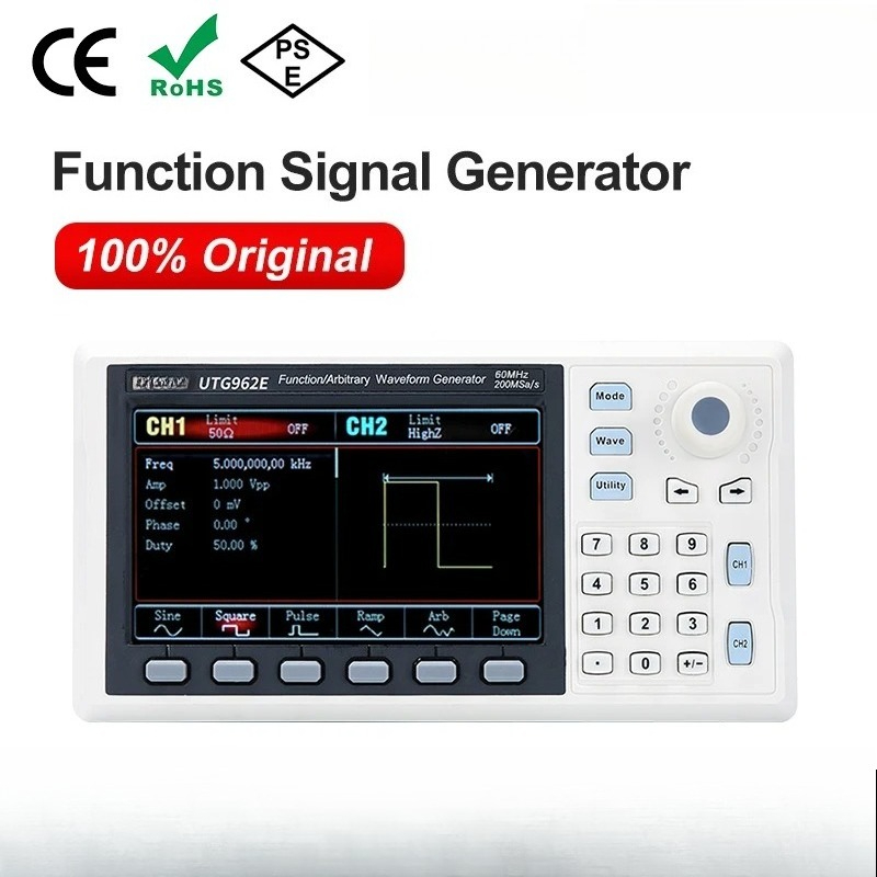 مولد إشارات وظيفي UTG932E UTG9 - مراجعة Function Arbitrary Waveform Generator وسعره