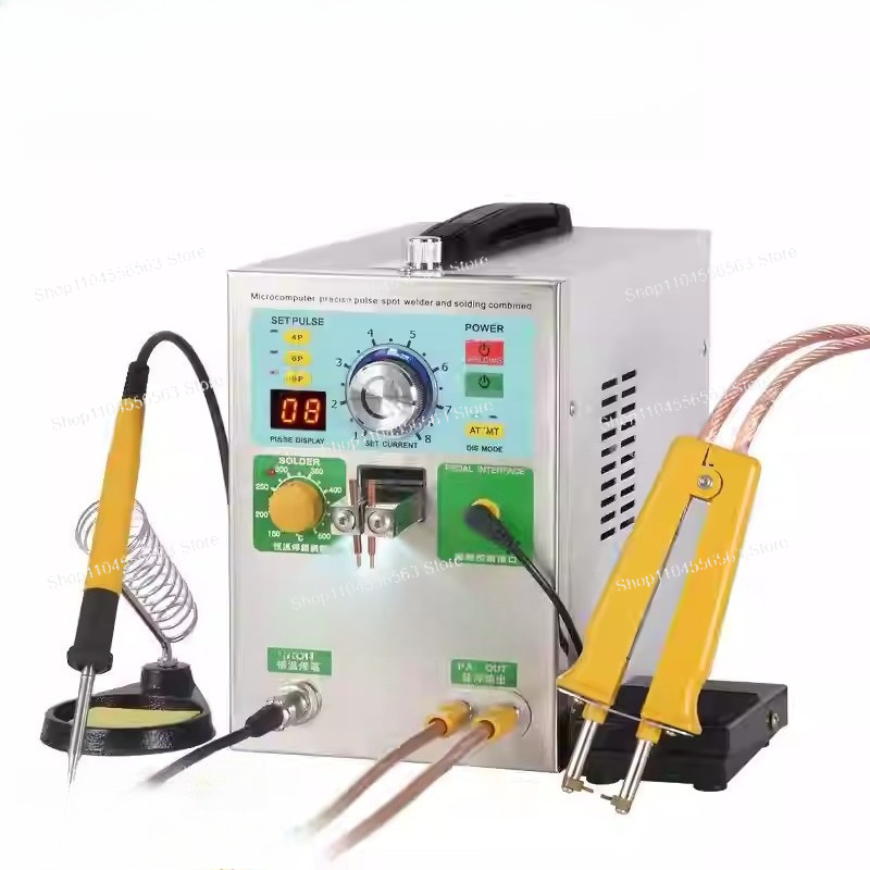 جهاز لحام نقطي أوتوماتيكي بالح - مراجعة Spot Welder 18650 Battery Pack وسعره