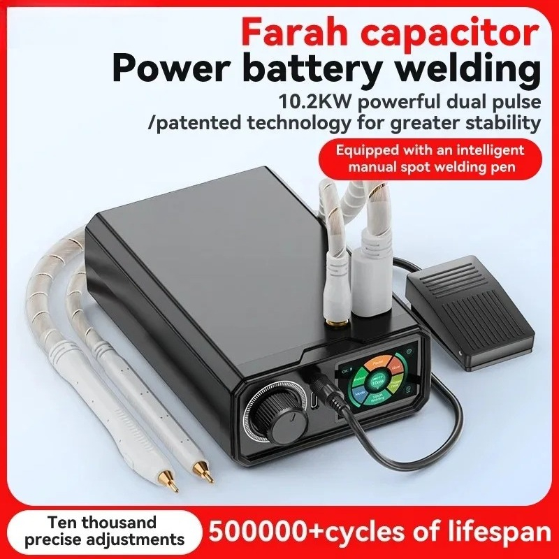 جهاز لحام محمول UK3 بسعة 10000 - مراجعة Spot Welder 18650 Battery Pack وسعره